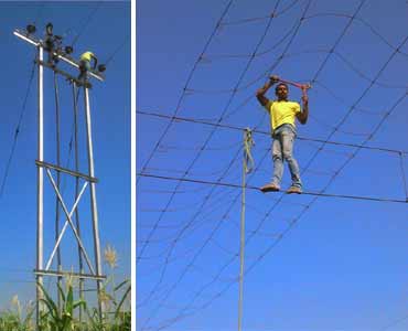 Railway Powerline Crossing